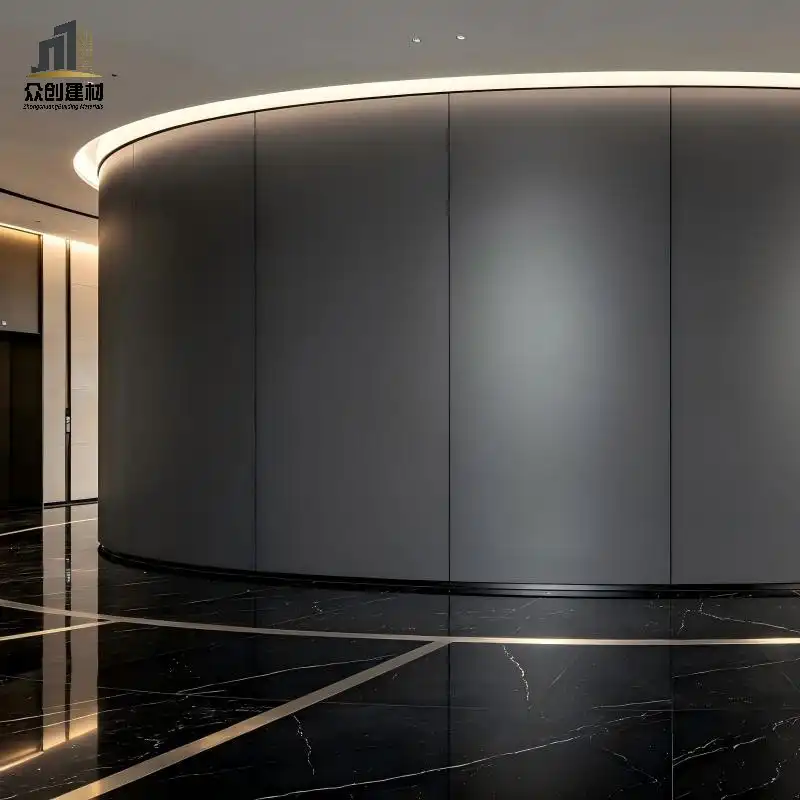 Curved honeycomb aluminum panel